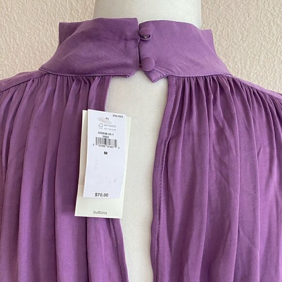 BANANA REPUBLIC SLIT-BACK BLOUSE   - Picture 12 of 16